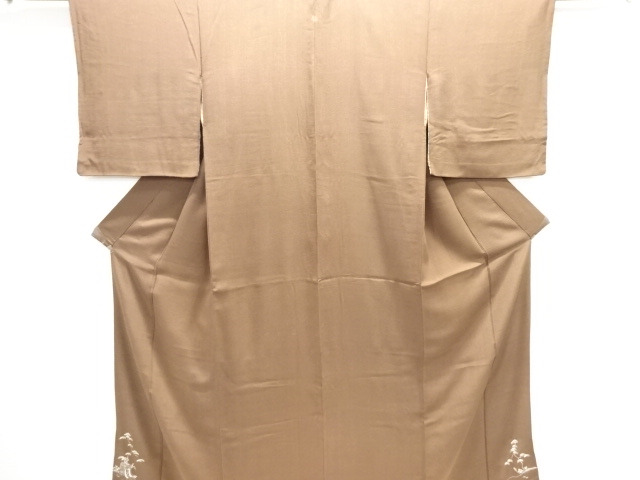 JAPANESE KIMONO / ANTIQUE KIMONO / SILK / KINSHA / CARRIAGE